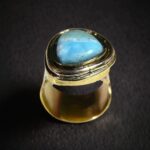 Кольцо с ларимаром Лазурный зефир — изображение 4