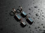 Серьги с акамарином — изображение 5