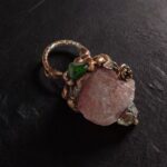Подвеска с клубничным кварцем Сладкая роза — изображение 4