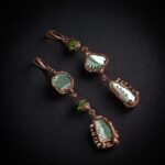 Серьги из антикварного фарфора — изображение 3