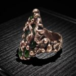 Кольцо с хромдиопсидом — изображение 4