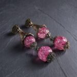 Серьги с сахарным кварцем — изображение 3