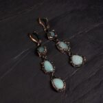 Серьги с амазонитом Волшебные сны — изображение 3