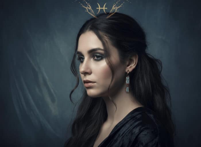Серьги с акамарином — изображение 6
