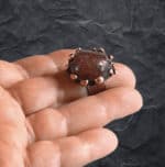 Кольцо с клубничным кварцем Ягодный поцелуй — изображение 6