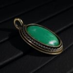 Подвеска с хризопразом — изображение 3