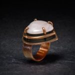 Кольцо с розовым кварцем Нежное сердце — изображение 4