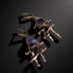 Серьги с аметистом — изображение 3