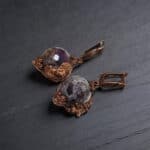 Серьги с аметистом Ритм недр — изображение 3