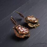 Серьги из фрагмента винтажного фарфора — изображение 3