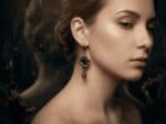 Серьги с зеркалом и сердоликом Зеркальный страж — изображение 5