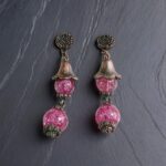 Серьги с сахарным кварцем Сахарный Лёд — авторские украшения ручной работы