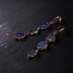 Серьги с кианитом Азур лайн — изображение 4
