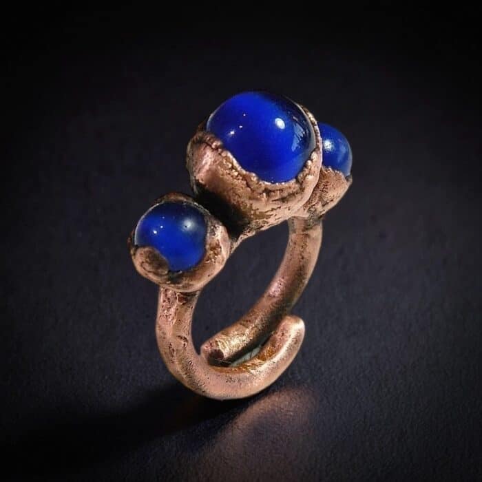 Кольцо кошачий глаз — изображение 4
