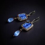 Серьги из осколков фарфора — изображение 3