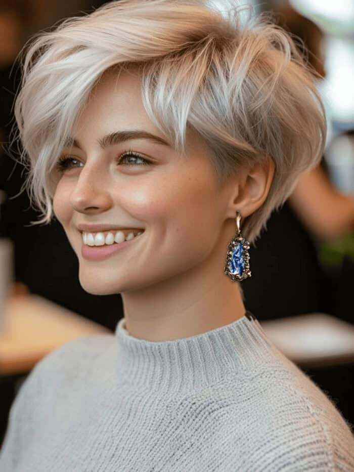 Серьги осколки фарфора Синий фарфоровый шепот — изображение 5