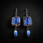 Серьги из осколков фарфора — изображение 4
